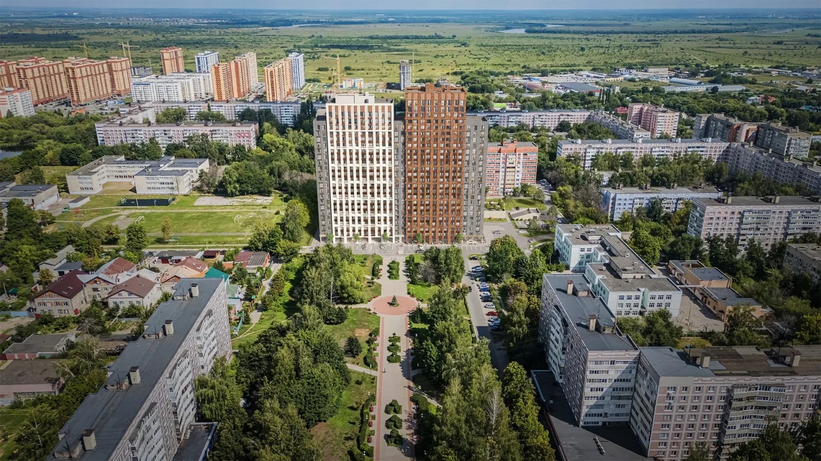 Полярная звезда: визуализация дома в городской среде — изображение 1
